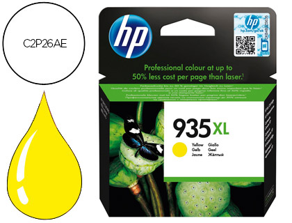 INK-JET HP 935XL OJP 6230 / 6830 AMARILLO -825 PAG-