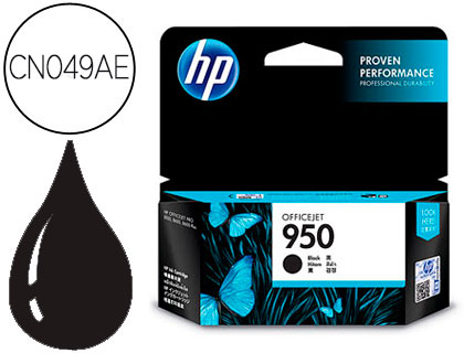 INK-JET HP 950 NEGRO CN049AE CAPACIDAD 1000 PAG