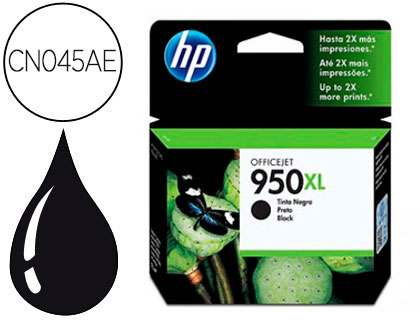 INK-JET HP 950XL NEGRO CN045AE CAPACIDAD 2300 PAG