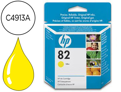 INK-JET HP DESIGNJET 500/800 P RINTER SERIES N.82 AMARILLO