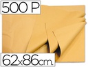 [05654] PAPEL MANILA CREMA 62X86 CM PAQUETE DE 500 HOJAS