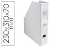 [90157E] REVISTERO EXACOMPTA PVC LOMO 70 MM COLOR BLANCO 230X310X70 MM