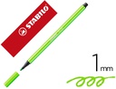 [68/33] ROTULADOR STABILO ACUARELABLE PEN 68 VERDE PRADO PUNTA GRUESA 1MM