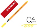 [88/24] ROTULADOR STABILO PUNTA DE FIB RA POINT 88 AMARILLO LIMON PUNTA FINA 0,4MM