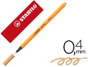 [88/88] ROTULADOR STABILO PUNTA DE FIB RA POINT 88 OCRE PUNTA FINA 0,4MM