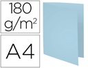 [420006E] SUBCARPETA CARTULINA RECICLADA EXACOMPTA DIN A4 CELESTE 170 GR