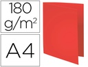 [420012E] SUBCARPETA CARTULINA RECICLADA EXACOMPTA DIN A4 ROJO 180 G/M2