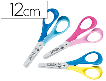 TIJERA ESCOLAR MAPED PULSE PARA ZURDOS 13 CM