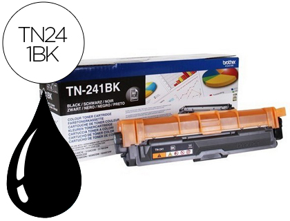 TONER BROTHER TN-241BK HL3140 HL3170 HL3150 DCP9020 MFC9140 MFC9330 MFC9340 NEGRO 2500 PAG