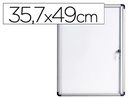 [VT810109660] VITRINA DE ANUNCIOS BI-OFFICE FONDO MAGNETICO EXTRAPLANA DE INTERIOR 357X490 MM