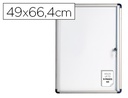 [VT610109660] VITRINA DE ANUNCIOS BI-OFFICE FONDO MAGNETICO EXTRAPLANA DE INTERIOR 490X664 MM