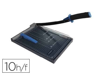 CIZALLA Q-CONNECT METALICA DE PALANCA A4 CAPACIDAD CORTE 10 HOJAS