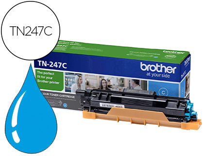 TONER BROTHER TN247C DCP-L3510CDW / HL-L3270CDW / MFC-L3710CW CIAN 2300 PAGINAS