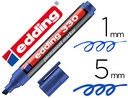 [330-03] ROTULADOR EDDING MARCADOR PERMANENTE 330 AZUL PUNTA BISELADA 1-5 MM RECARGABLE