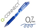 [KF18625] BOLIGRAFO Q-CONNECT RETRACTIL BORRABLE 0,7 MM COLOR AZUL