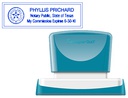 [QPTL-Q2269RU Q18 AZ] SELLO X'STAMPER QUIX PERSONALIZABLE COLOR AZUL MEDIDAS 22X69 MM Q-18