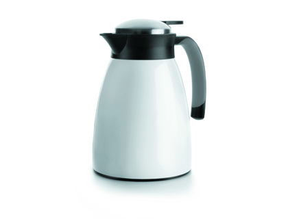 JARRA SERVIDOR TERMO LACOR INTERIOR ACERO INOXIDABLE COLOR BLANCO 1L