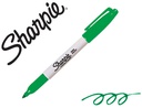 [S0810960] ROTULADOR SHARPIE PERMANENTE PUNTA FINA VERDE