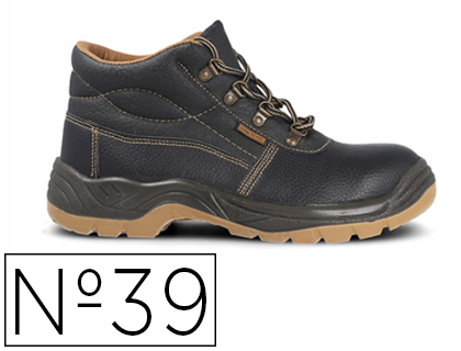 BOTA DE SEGURIDAD PAREDES S3 NEGRO TALLA 39