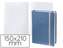 [237982Q] LIBRETA QUO VADIS LIFE JOURNAL INFINITE DOTS PUNTOS 15X21 CM 224 HOJAS TAPA SIMILPIEL AZUL