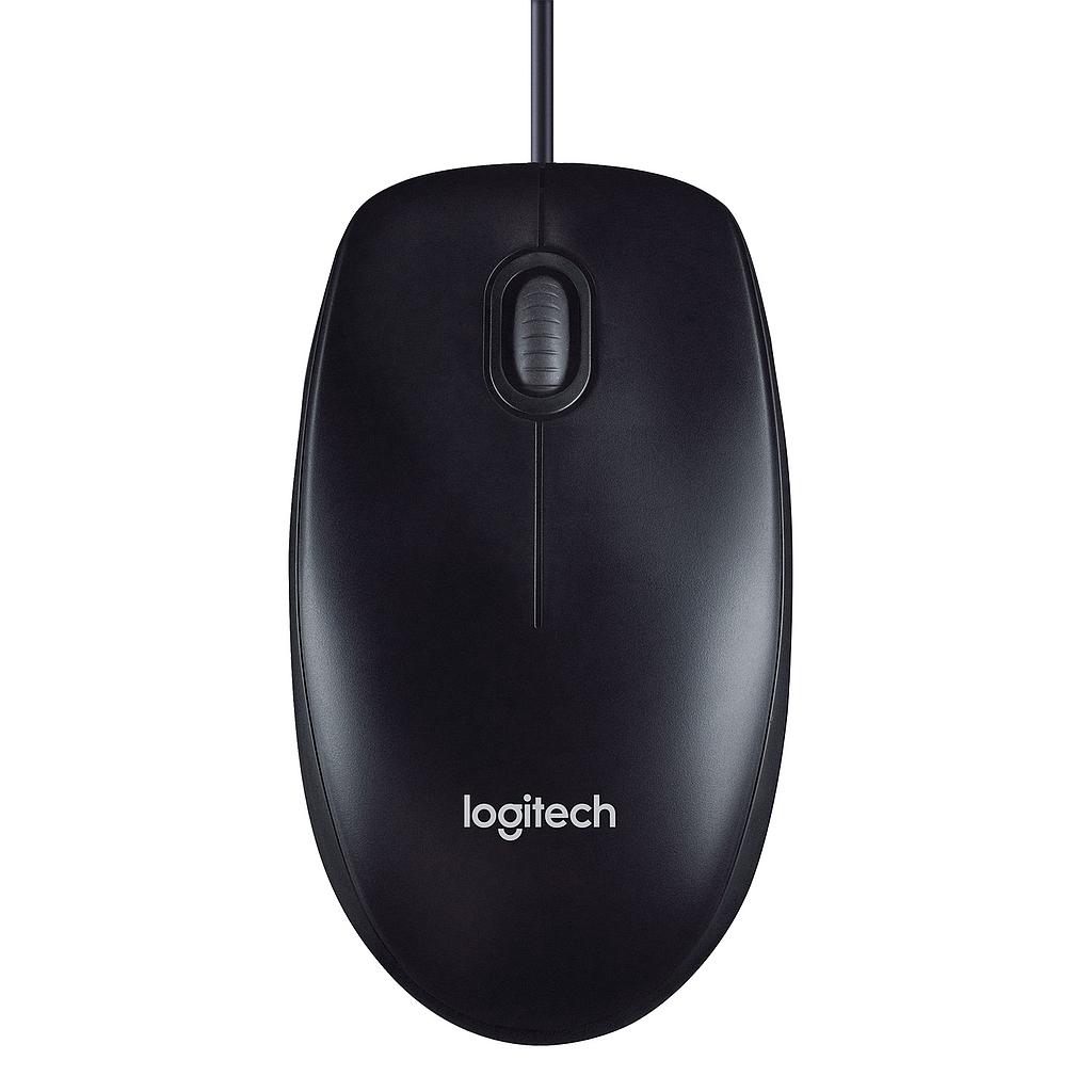 RATON LOGITECH OPTICO M100 USB 1000 PPP NEGRO