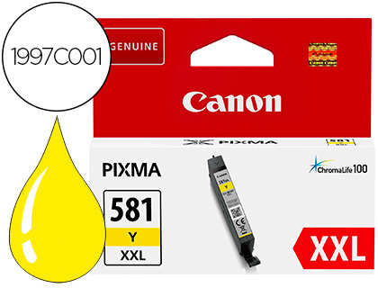 INK-JET CANON 581 XXL TS9550 / TS705 AMARILLO 830 PAGINAS