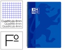 [400093618] CUADERNO ESPIRAL OXFORD SCHOOL CLASSIC TAPA POLIPROPILENO FOLIO 80 HOJAS CUADRO 4 MM CON MARGEN AZUL