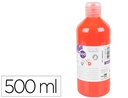 [DD04] PINTURA DEDOS LIDERPAPEL BOTELLA DE 500 ML ROJO