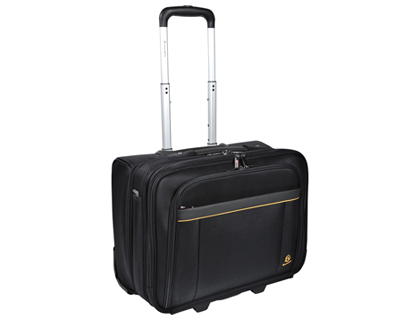 MALETIN PARA PORTATIL EXACOMPTA EXACTIVE HASTA 15.6\&quot; CON RUEDAS Y ASA TELESCOPICA NEGRO 450X255X395