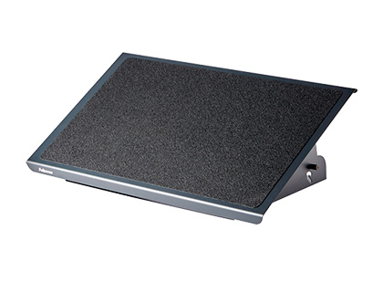 REPOSAPIES FELLOWES ULTIMATE SERIE PROFESSIONAL METALICO AJUSTABLE 3 ALTURAS NEGRO 96X560X32 MM