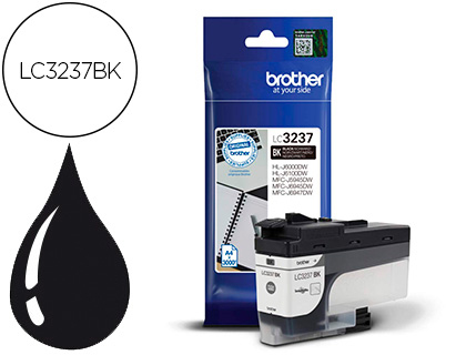 INK-JET BROTHER LC3237 HL-J6000DW / HL-J6100DW / MFC-J5945DW / MFC-J6945DW / MFC-J6947DW 3000 PAG NEGRO