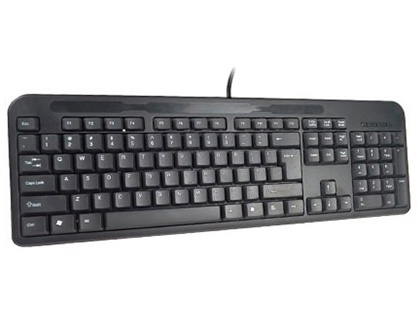 TECLADO Q-CONNECT NEGRO CON CABLE 1,5 M COMPATIBLE WINDOWS