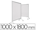 [TL/180/PX] MAMPARA PLANNING SISPLAMO TEN-LIMIT POLICARBONATO ACANALADO TRANSLUCIDO CON RUEDAS 1000X1800 MM