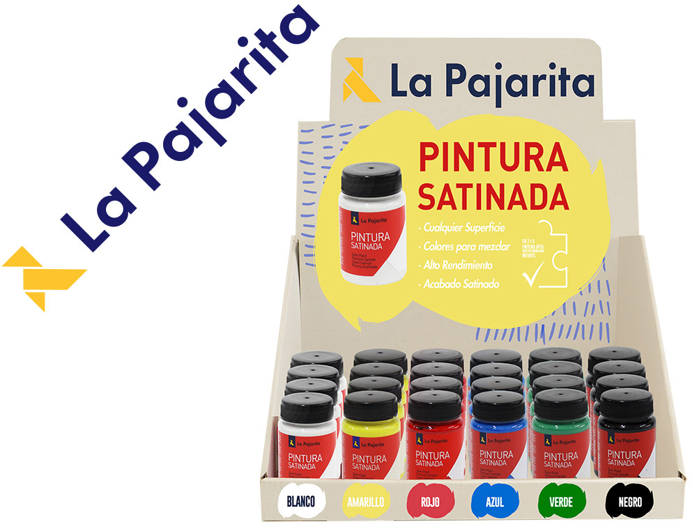 EXPOSITOR SOBREMESA LA PAJARITA PINTURA SATINADA