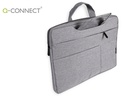 [KF17242] FUNDA PARA PORTATIL Q-CONNECT 15,6\&quot; CON ASAS RETRACTILES CREMALLERA 3 BOLSILLOS EXTERIORES GRIS
