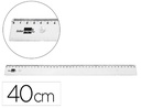 [RG16] REGLA LIDERPAPEL PLASTICO IRROMPIBLE TRANSPARENTE 40 CM