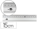 [RG13] REGLA METALICA LIDERPAPEL ALUMINIO 15 CM