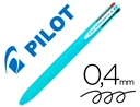 [NSG4AC] BOLIGRAFO PILOT SUPER GRIP G 4 COLORES RETRACTIL SUJECION DE CAUCHO TINTA BASE DE ACEITE CUERPO COLOR AZUL