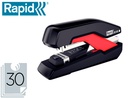 [5000550] GRAPADORA RAPID SO30C PLASTICO NEGRO/ROJO CAPACIDAD 30 HOJAS USA GRAPAS OMNIPRESS 30