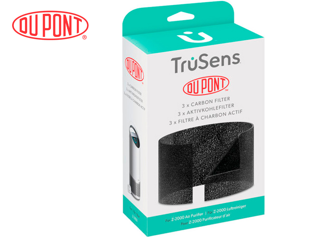 FILTRO DE CARBONO LEITZ DUPONT PARA PURIFICADOR DE AIRE TRUSENS Z-2000 PACK DE 3 UNIDADES