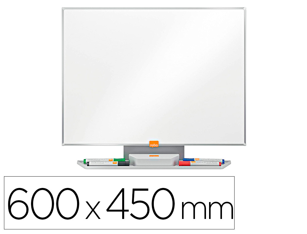 PIZARRA BLANCA NOBO NANO CLEAN IP PRO LACADA MAGNETICA 600X450 MM