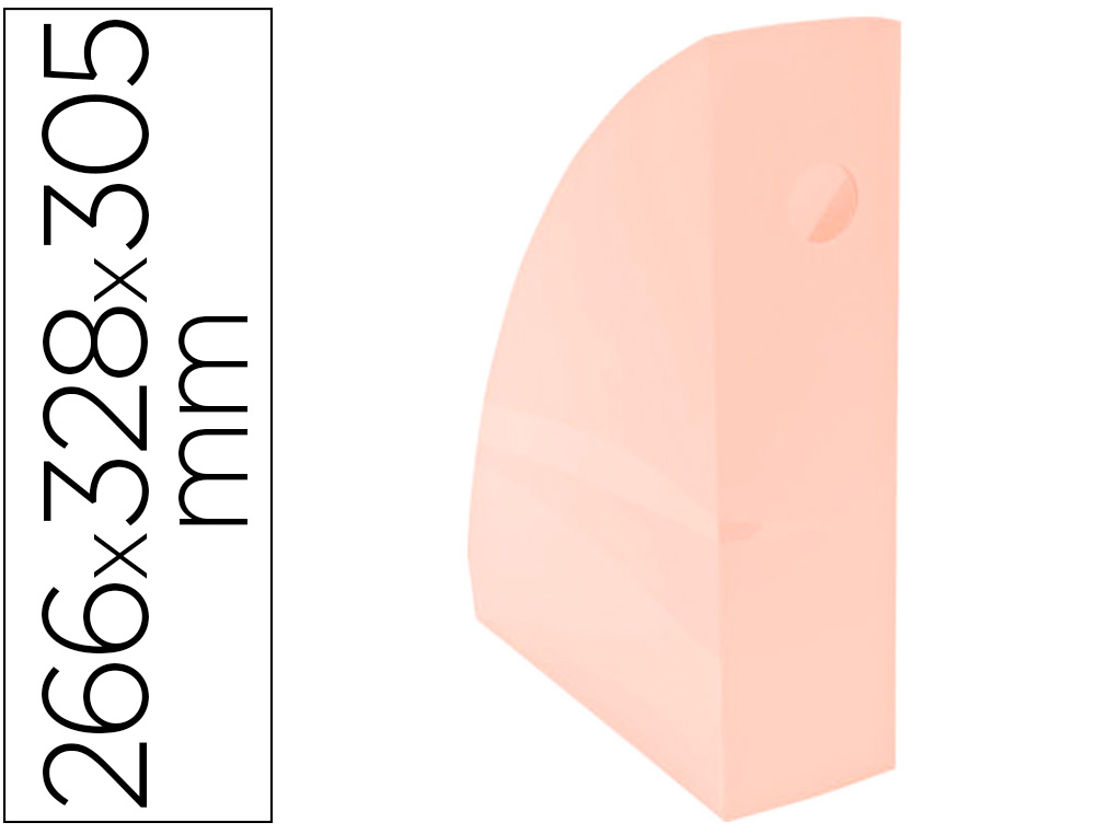 REVISTERO EXACOMPTA AQUAREL MAG-CUBE CORAL PASTEL