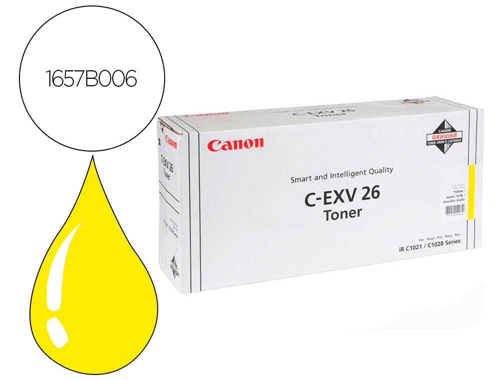 TONER CANON EXV26Y IRC1021I IRC1028I AMARILLO