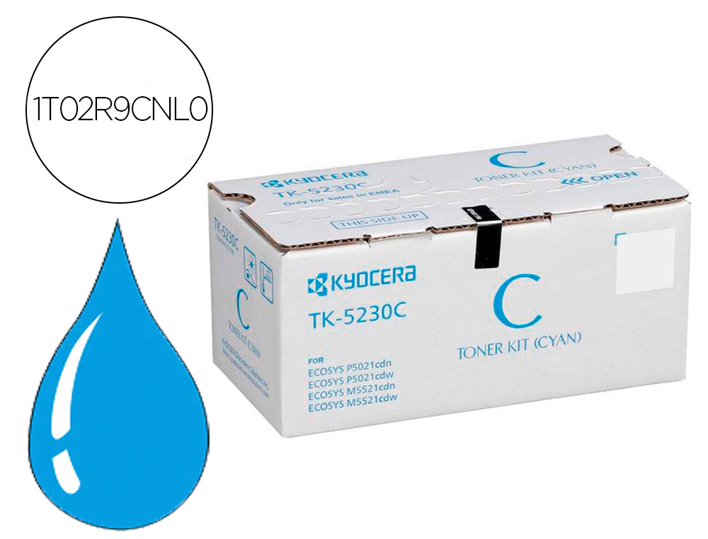 TONER KYOCERA MITA TK-5230C CIAN M5521CDW 2200 PAG