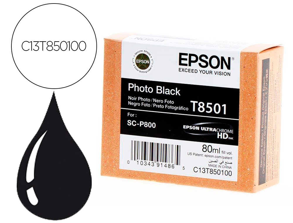 INK-JET EPSON SURECOLOR SC-P800 NEGRO FOTO