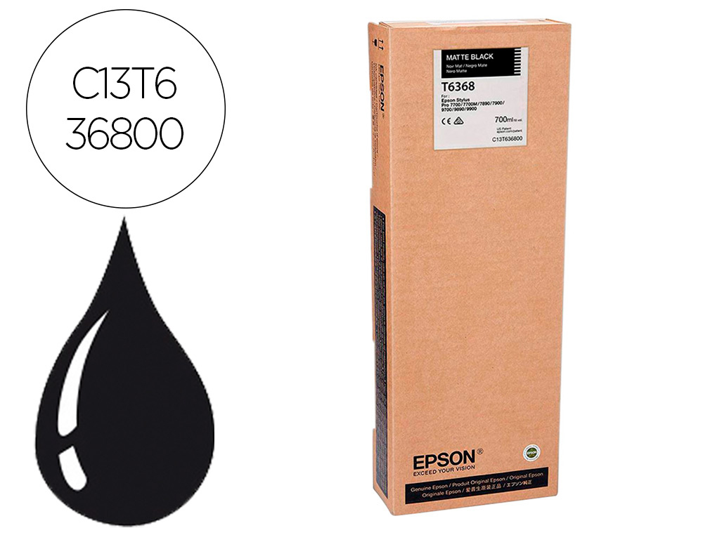 INK-JET EPSON GF STYLUS PHOTO 7900/9900 NEGRO MATE ALTA CAPACIDAD