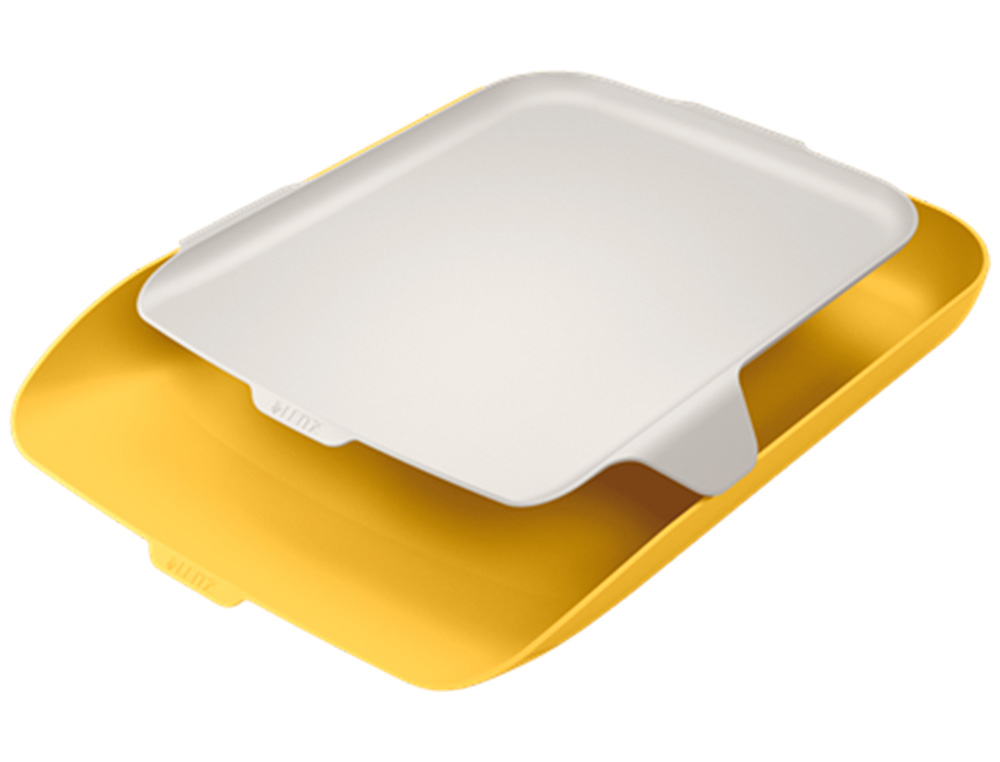 BANDEJA ORGANIZADORA PLASTICO LEITZ COSY AMARILLO 274X62X391MM