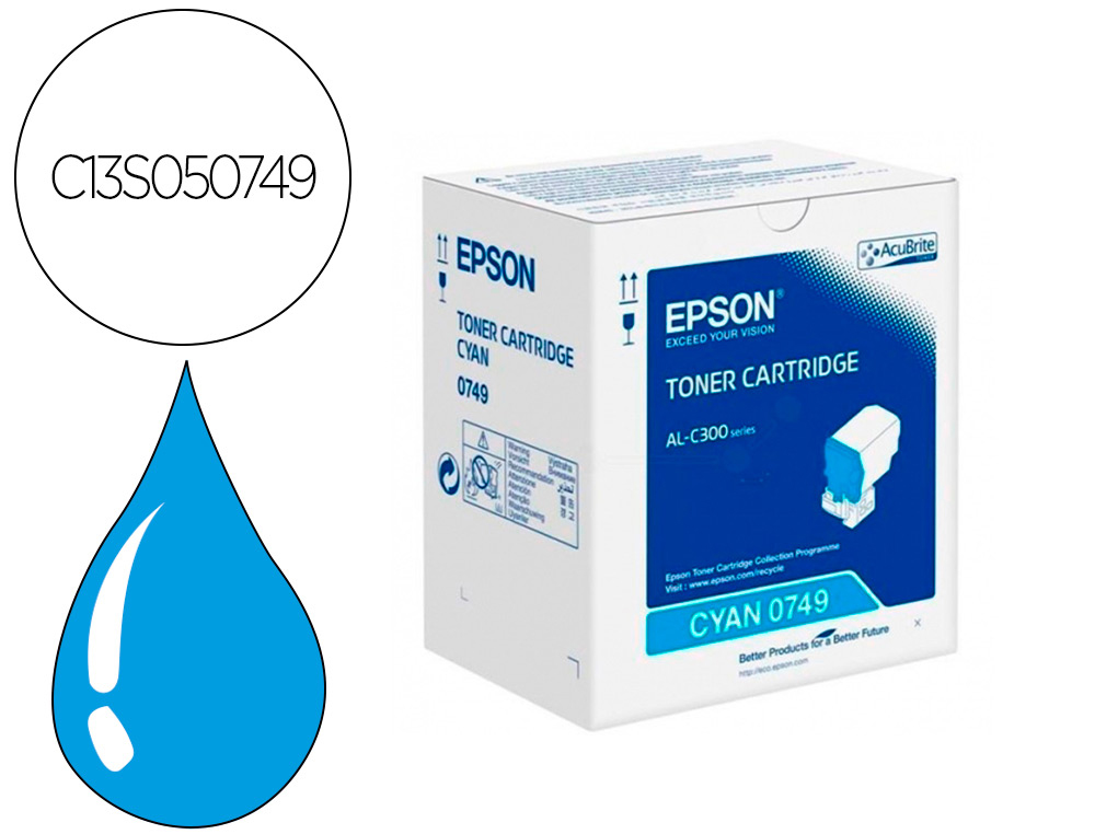 TONER EPSON C13S050749 CIAN 8800 PAGINAS