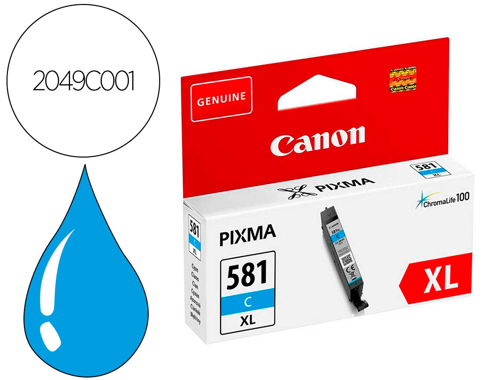 INK-JET CANON PIXMA CLI-581XL CIAN