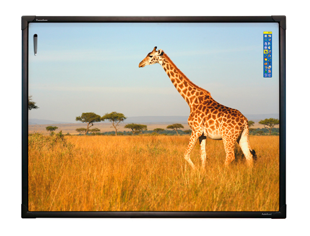 PIZARRA INTERACTIVA PROMETHEAN ABT78D 78\&quot; CON PROYECTOR BENQ XGA MX808STH CORTA FOCAL HDMI SOPORTE